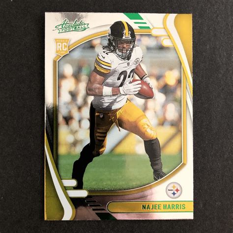 Najee Harris Absolute Green Foil Rookie Slam Sports Cards