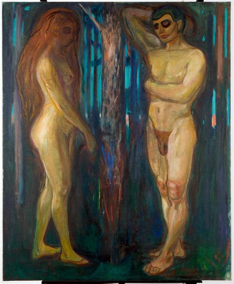 No Brash Festivity Edvard Munch Metabolism 1899 Oil On Canvas 68