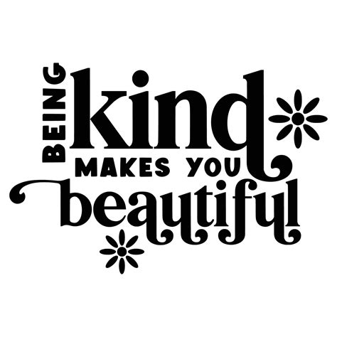 Kindness Quotes Typography Black And White 15571599 Vector Art At Vecteezy