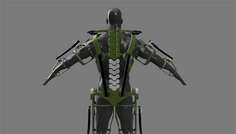 EXOSKELETON SUIT 3D model 3D printable | CGTrader