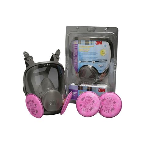 3M Mold Remediation Respirator Kit Full Face Dust Mask P100 Filters ...