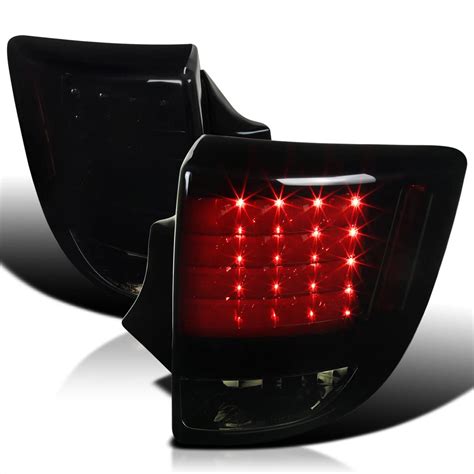 Buy Spec D Tuning Glossy Black Housing Smoke Lens Led Tail Lights Compatible With 2000 2005