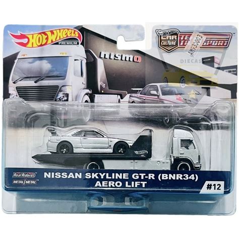 Jual Hotwheels Hot Wheels Team Transport Nissan R34 Dan Aero Lift Towing Shopee Indonesia