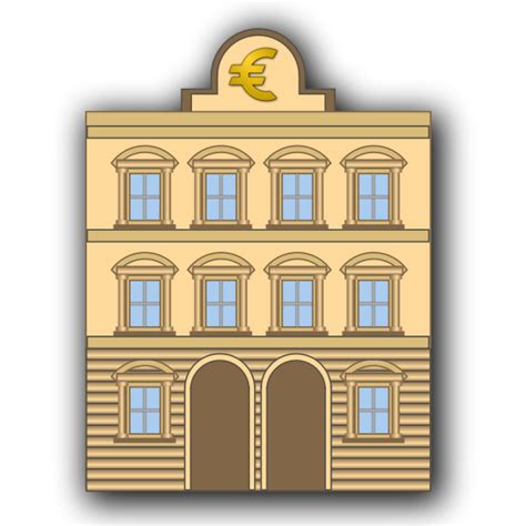 Bank Building Illustration Free Svg