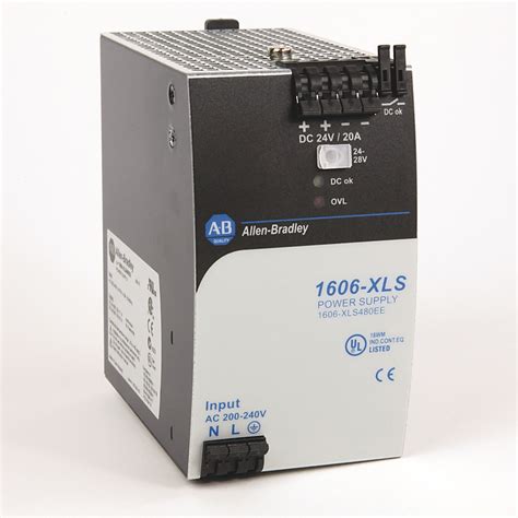 Allen Bradley 1606 XLS480EE 24 To 48 VDC 240 VAC Input Voltage 480 Watt