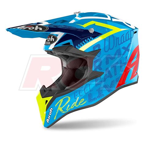 Capacete Airoh Wraap Street Azure Gloss RC4