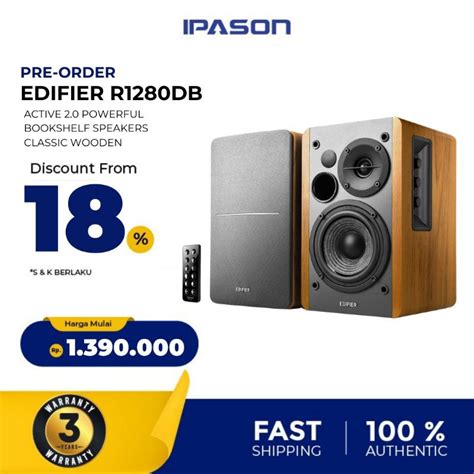 Jual Edifier R Db Active Powerful Bookshelf Speakers Classic