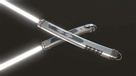 Ahsoka Tano's Lightsabers White Lightsaber, Star Wars