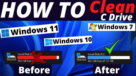 How To Clean C Drive In Windows 11 Windows 10 Or Windows 7 Make Your