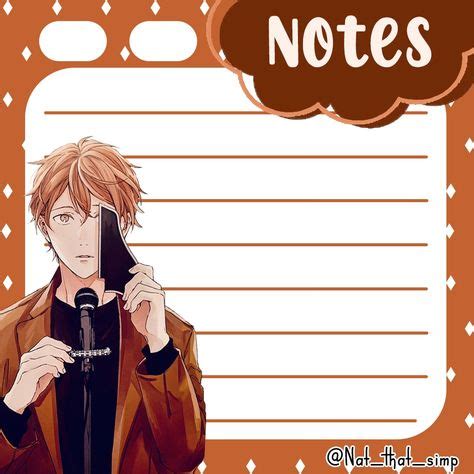 Ideas De Anime Notes En Notas Bonitas Cuaderno De Notas