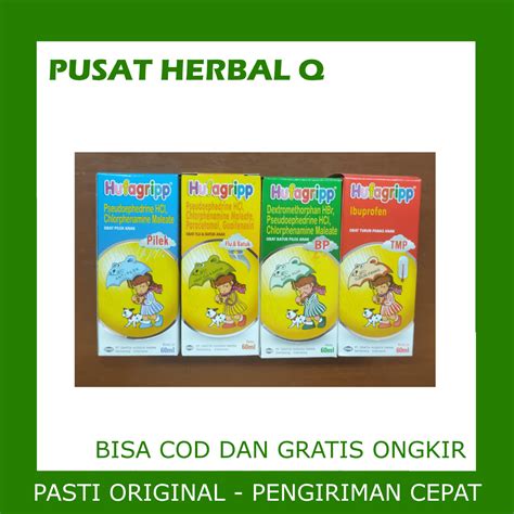 Hufagrip Hufagripp Kuning Flu Dan Batuk Sirup Ml Warna Kuning Flu