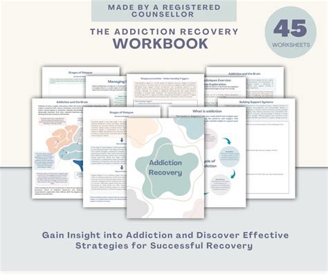 Addiction Recovery Workbook Addiction Recovery For Adults Therapy