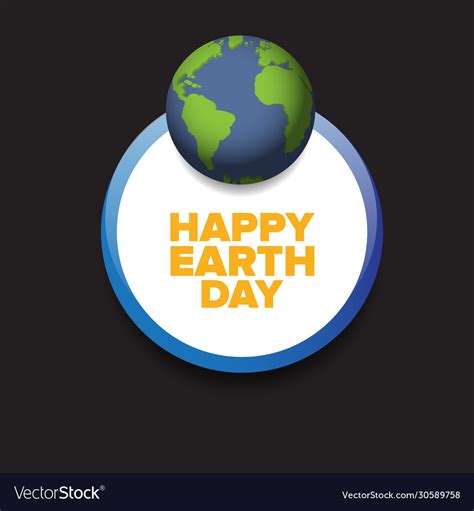 World Earth Day Greeting Card Or Banner With Earth