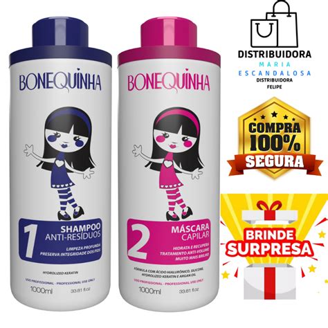 Kit Bonequinha Escandalosa Progressiva Tradicional 2x1L 100 Original