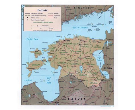 Major Landforms In Estonia