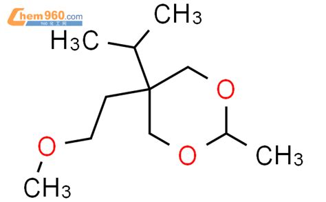 m Dioxane 5 isopropyl 5 2 methoxyethyl 2 methyl cis 8CI 价格 CAS号