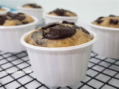 Resipi Muffin Pisang Coklat Sukatan Cawan Tanpa Mixer Yang Sangat