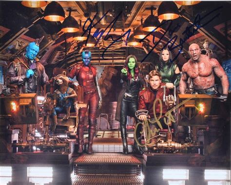 Guardians of the Galaxy Cast Signed Photo X3 Chris Pratt - Etsy