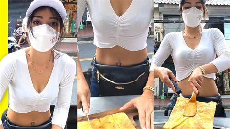 The Most Beautiful Roti Girl In Bangkok One News Page VIDEO