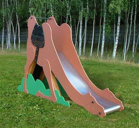 Upright Slide Camel Single Lars Laj For Playgrounds Stainless Steel