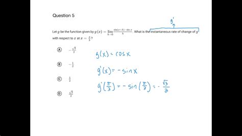 Ap Calculus Ab Unit Progress Check Mcqs Frqs Part B Youtube