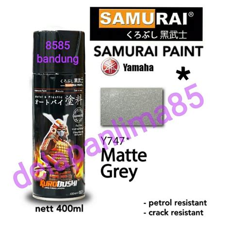 Jual Samurai Paint Y Matte Grey Abu Doff Cat Semprot Pylox Pilox