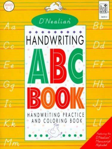 D'Nealian Handwriting ABC Book: Handwriting Practice and Coloring Book ...