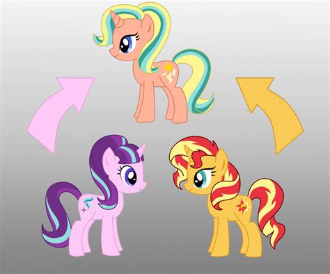 Pony Fushion Starlight Glimmer And Sunset Shimmer By Willemijn1991 On