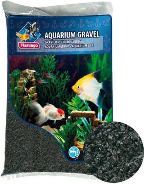 Flamingo Aquarium Grind Zwart Zwart 9 Kg Bol