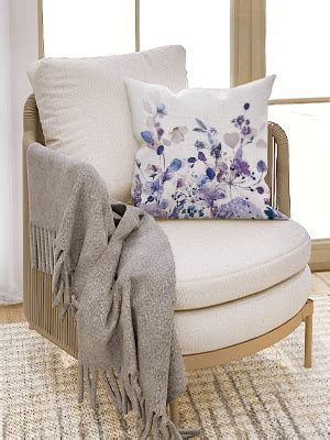 Amazon GDHBLING Purple Floral Throw Pillow Covers 18x18 Inch Set