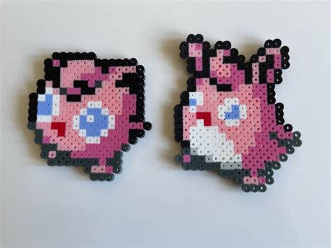 Jigglypuff Pokemon Jigglypuff Pokemon Pixel Art Perler Bead Patterns