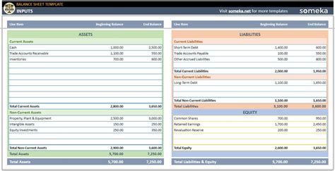 Balance Sheet Google Sheets Template Printable Balance Sheet Accounting ...