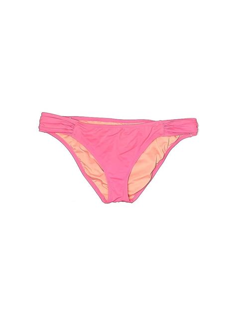 Victoria S Secret Solid Pink Swimsuit Bottoms Size L Off Thredup