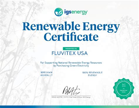 Fluvitex USA Goes 100 Renewable Columbus Chamber Of Commerce