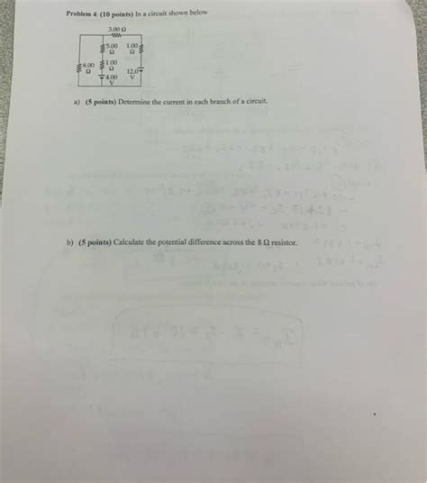 Solved Problem 4 10 Points In A Circuit Shown Below A Chegg