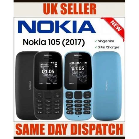 Nokia 105 Single SIM Mobile Phone UNLOCKED