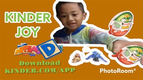 Ashif Bocah Kecil Buka App Kinder Joy Kindercomapp Applaydu Youtube