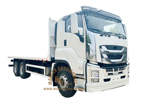 Factory Directly Sale Isuzu Giga X Flat Transport Vehicle Flatbed