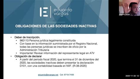 Impuesto De Renta Y Las Sociedades Inactivas Youtube