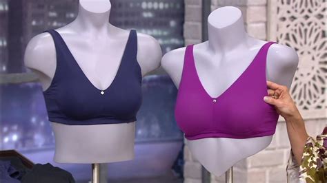 Breezies Infinite Stretch Wirefree Comfort Bra On Qvc Youtube