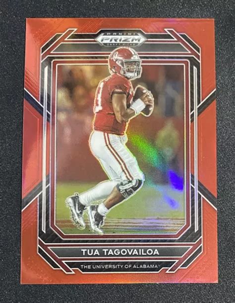 TUA TAGOVAILOA 2023 Prizm Draft Picks ROUGE parallèle 299 Alabama