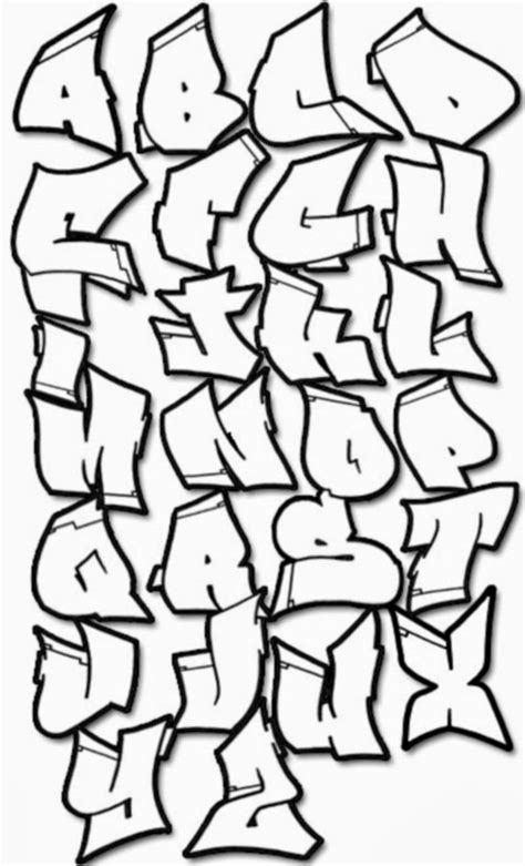 Graffiti Wall: Graffiti Alphabet Bubble