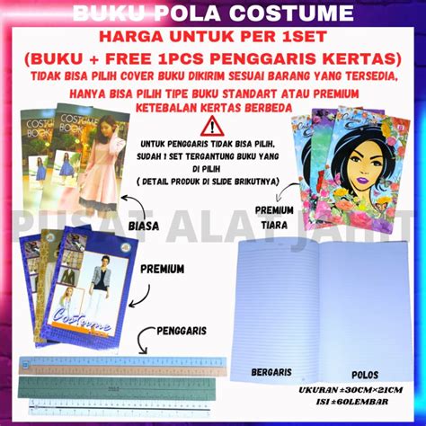 Jual Buku Kostum Costum Belajar Gambar Menggambar Jahit Menjahit Membuat Design Sketsa Pola