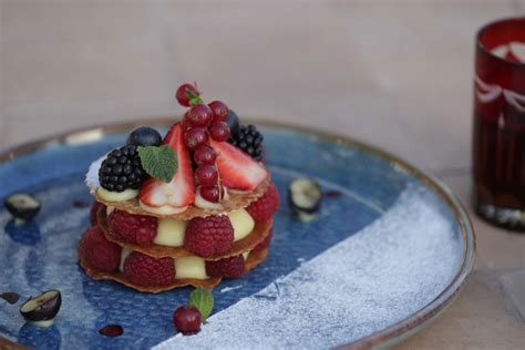 Recette croustillant à la fleur d oranger et aux fruits rouges Marie