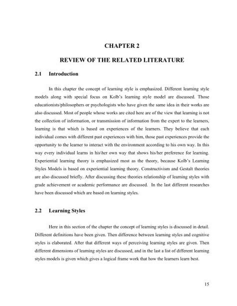 Chapter 2 Review Of The Related Literature Higher Education