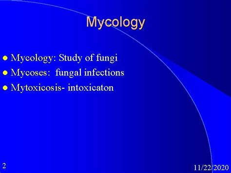 Medical Mycology Classification Of Mycoses Hugh B Fackrell