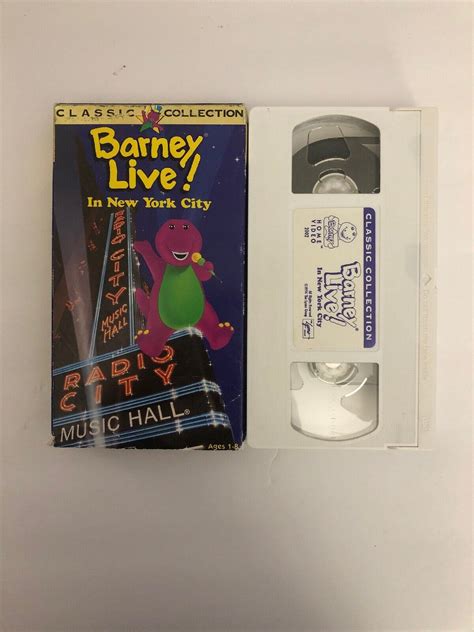 Barney Live In New York City Vhs 1994 Classic Collection For Sale Online Ebay