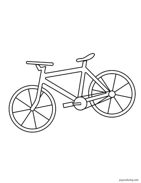 Dibujos De Bicicletas Para Colorear