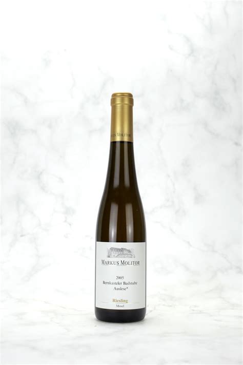 Wfy Shop Markus Molitor Bernkasteler Badstube Riesling Auslese