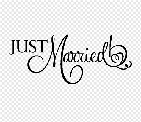 Quotation Marriage Vows Text Saying Just Married Love Wedding Logo